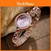 Kstyle Decorative Ladies Alloy Quartz Watch With Gemstone Bracelet For Casual Wear