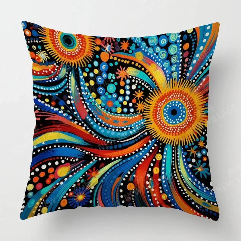 Modern Decorative Cushion for Home Living Room Decor Throw Pillow Cover _ Abstract Sofaymbztf-,(17)