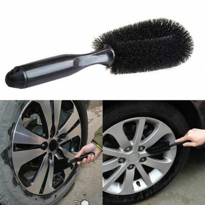 Alloy-Wheel Brush Car Cleaning Washing Easy Reach Soft Bristle Handle Grip Bike ARI