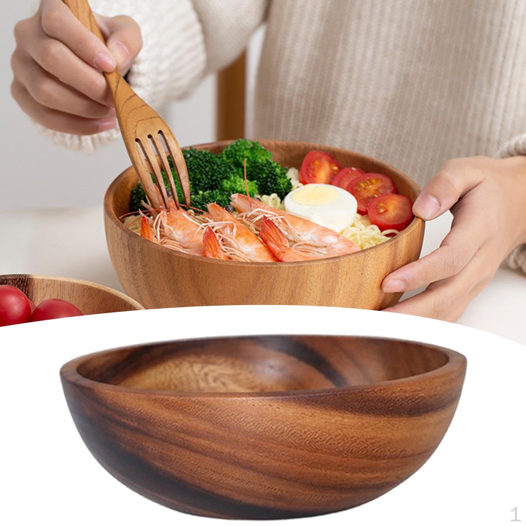 Acacia Bowl Sauce Fruits R Soup Serving Dinnerware Tableware