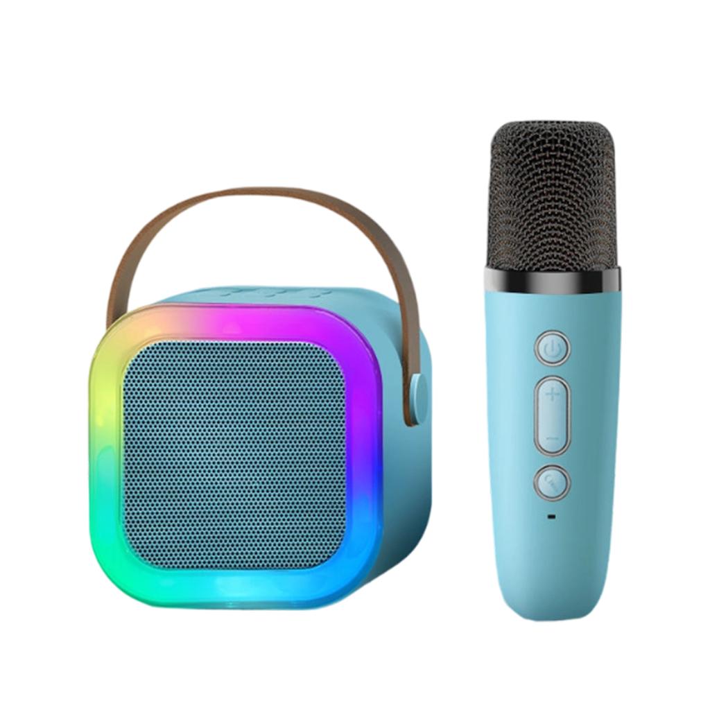 Karaoke Machine For Kids, 2025 TOP Toys Christmas Birthday Gifts Ideas For Girls Ages 4+Years Old, Portable MP3 Player With 2 Wireless Mics For Party