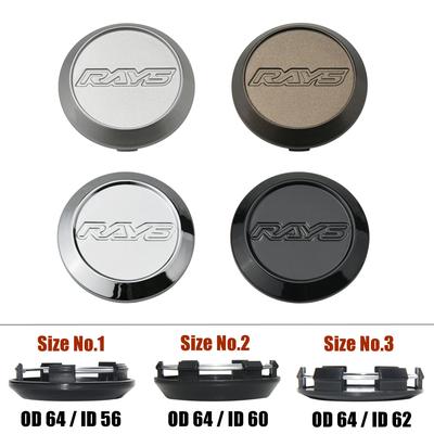 4pcs Wheel Caps Rays 3D Emblem 64mm/2.52 Inch Wheel Center Cap Wheel Cover Hub Cap for Ce28 Re30 Ze40 Te37 Rims Bronze/black