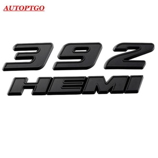 Červeno/Černý Auto 3D Nápis 392 Hemi HEMI392 Znak Odznak Logo