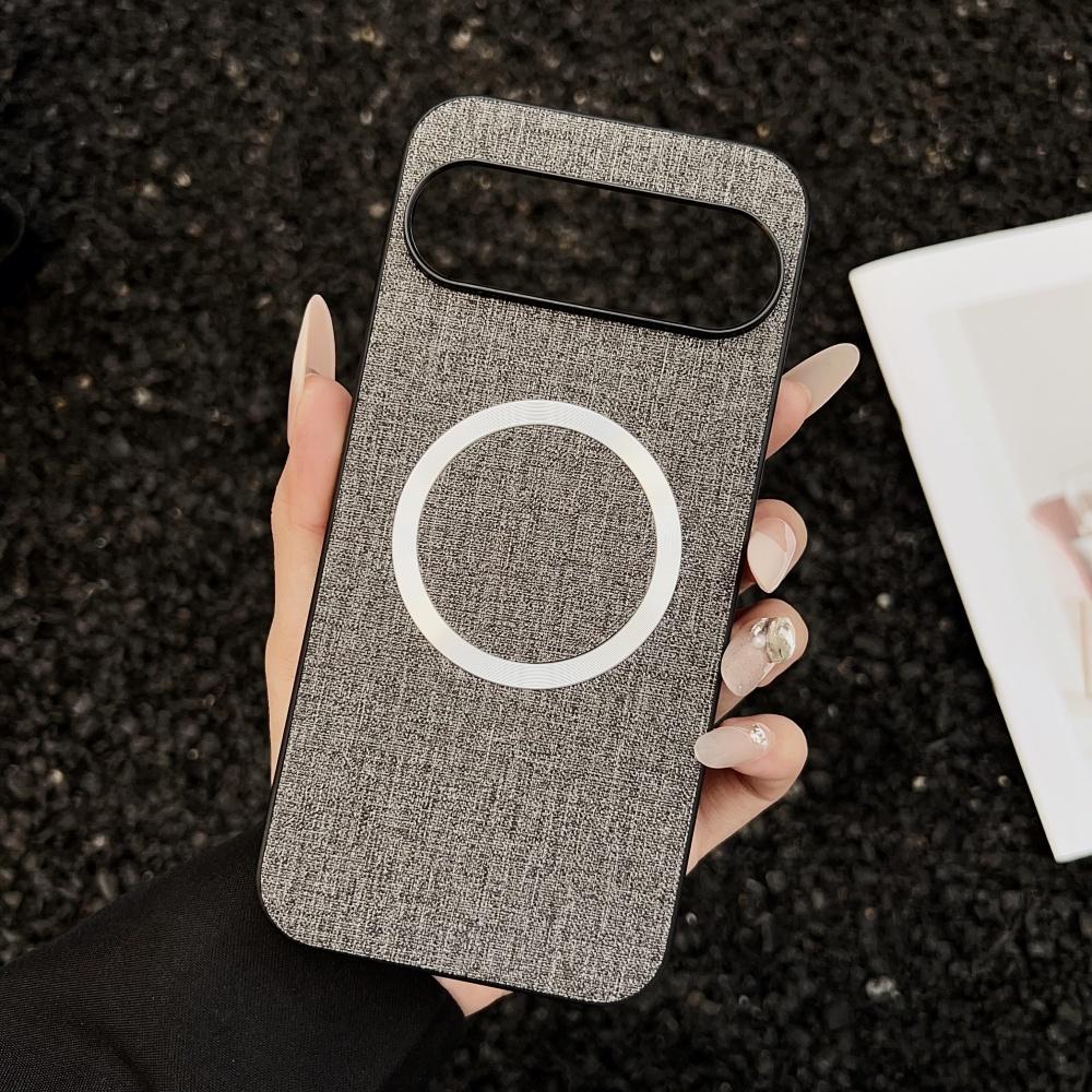 Tkanina Pokrowiec do Google Pixel 10 9 8 7 6 Pro XL 8A 7A 6A Magnetyczny Cienki Odporny na Wstrząsy Pokrowiec dla Pixel10 9Pro