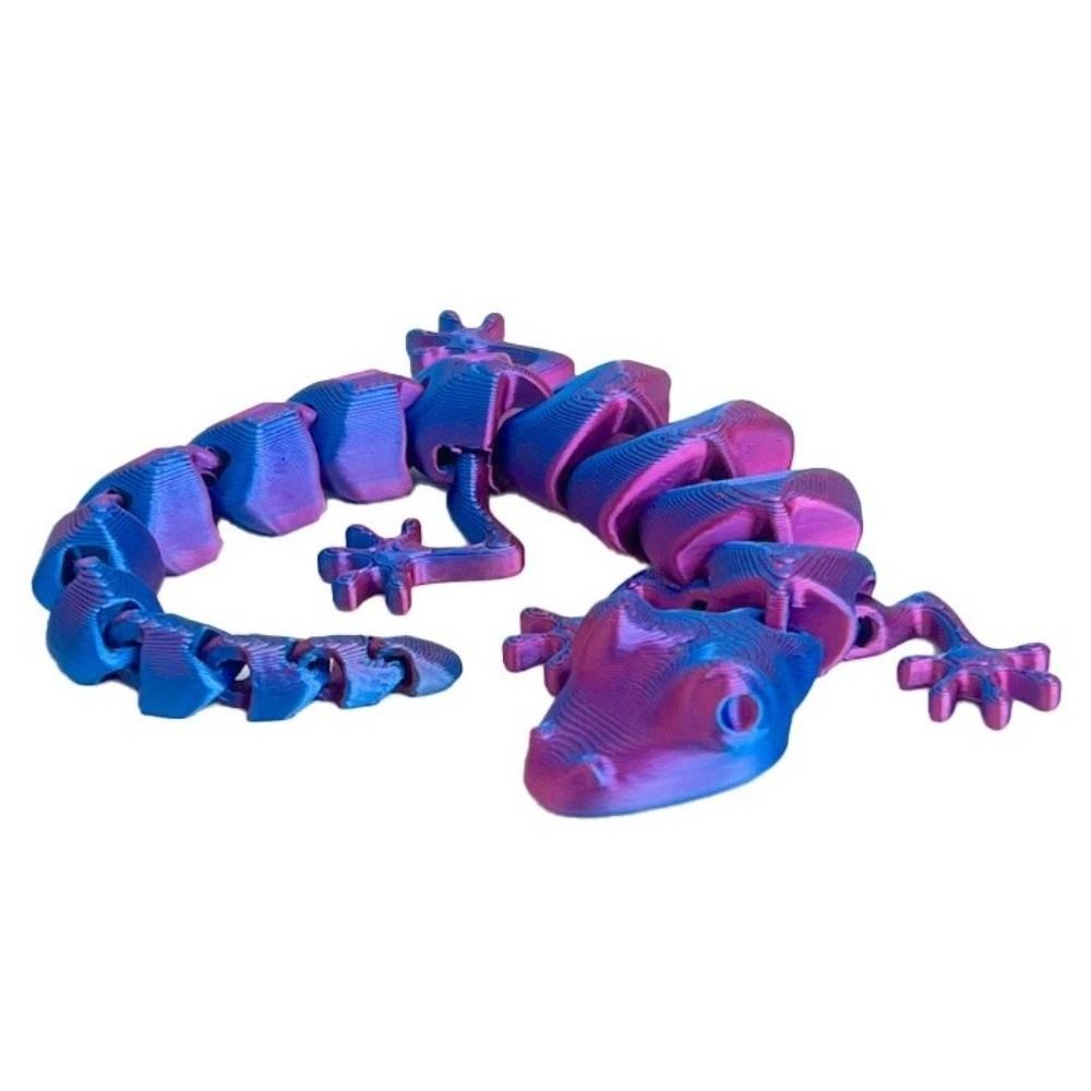 20pcs Movable Joints Lizards Ornaments Random Color Reptile Model Toy Lizard Figurines  Home Decor