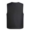 Men Fall Winter Vest Thick Plush Sleeveless Zipper Closure V Neck Solid Color Multi Pockets Mid-aged Father Fishing Waistcoat Men Winter Vest Coat