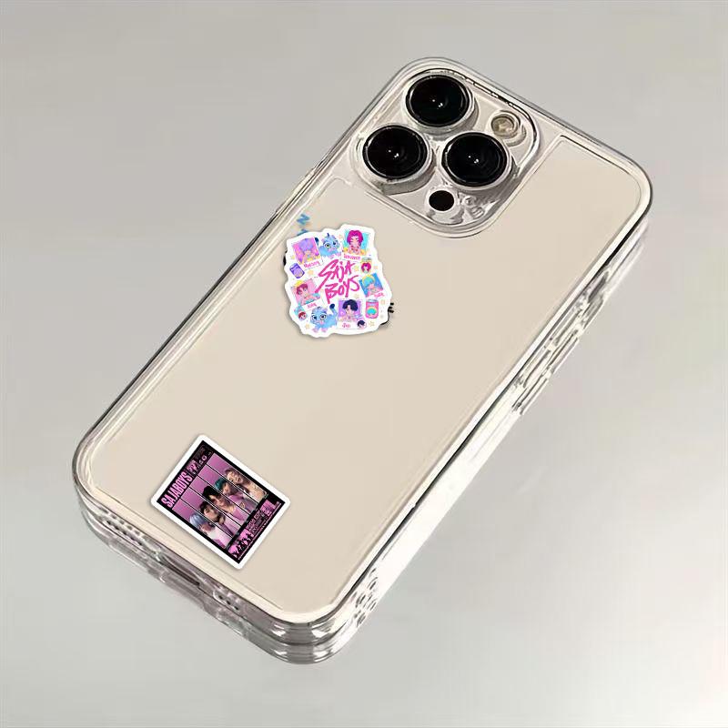 65-Piece K-PoP Witch Hunter Group Cartoon Waterproof Decals - Self-Adhesive Decor Stickers for Phones, Notebooks & Water Bottles