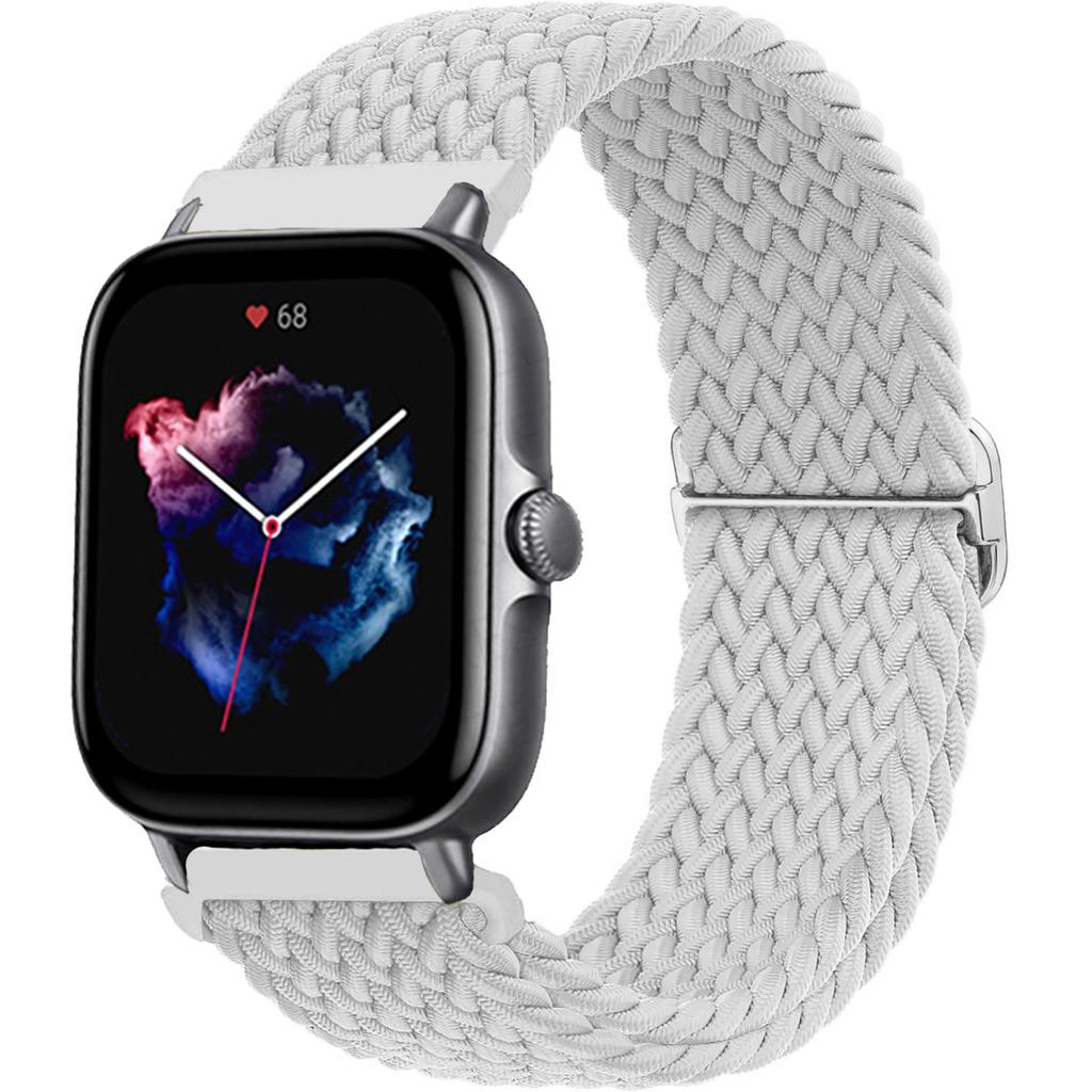 Braided Solo Loop Band For Amazfit Bip 6 5 GTS/4/2/2e/3/GTS2 Mini/20mm 22mm Watch Bracelet Correa Amazfit GTR/4/2/3/47/Pro Strap