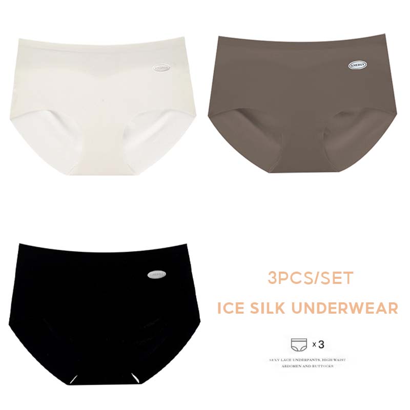 

Бесшовные трусики для женщин, однотонные трусы со средней талией, удобные трусики, сексуальное нижнее белье XL