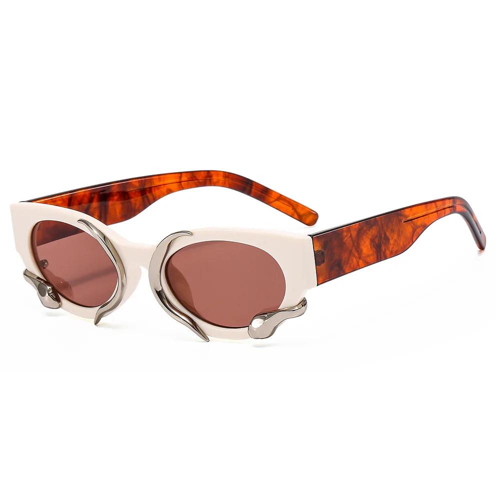 New Fashion Small Frame Oval Sunglasses Vintage Women Brand Designer Sun Glasses Women'S Sports Uv Protection