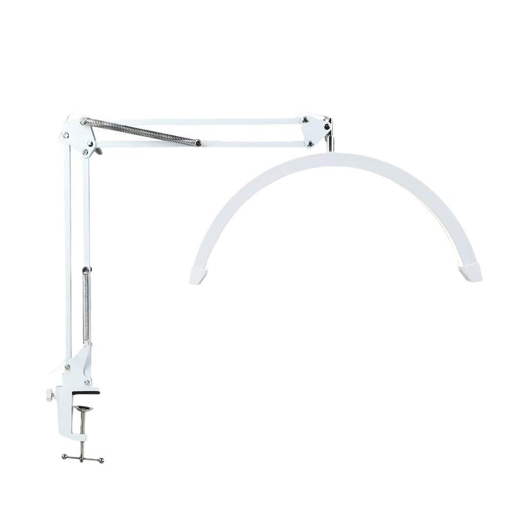 16" Half-Moon U-Shaped LED Clip-On Stand Light for Eye Protection and Permanent Makeup