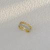 French Retro Double-Layer Drip Glaze Ring: Chic, Niche Design for All-Occasion Wear