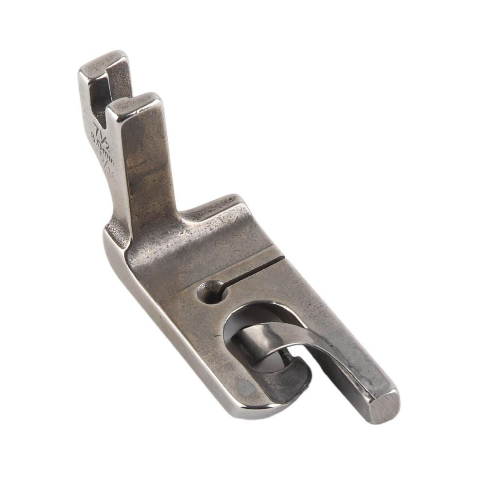 Single Needle Rolled Hem Presser Foot Easy to Install 8.0MM Industrial Sewing Machine Presser Foot Full steel Double Fold