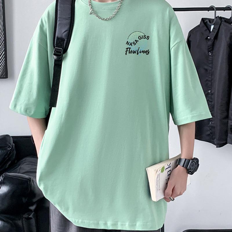 Men's Oversized Drop Shoulder T-Shirt 100% Cotton Streetwear Instagram Style