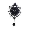 Wall Clock with Pendulum Acrylic, Decorative Clock, Wall Ornament, Silent for Nursery, Office, Living Room, Indoor, Kids Room