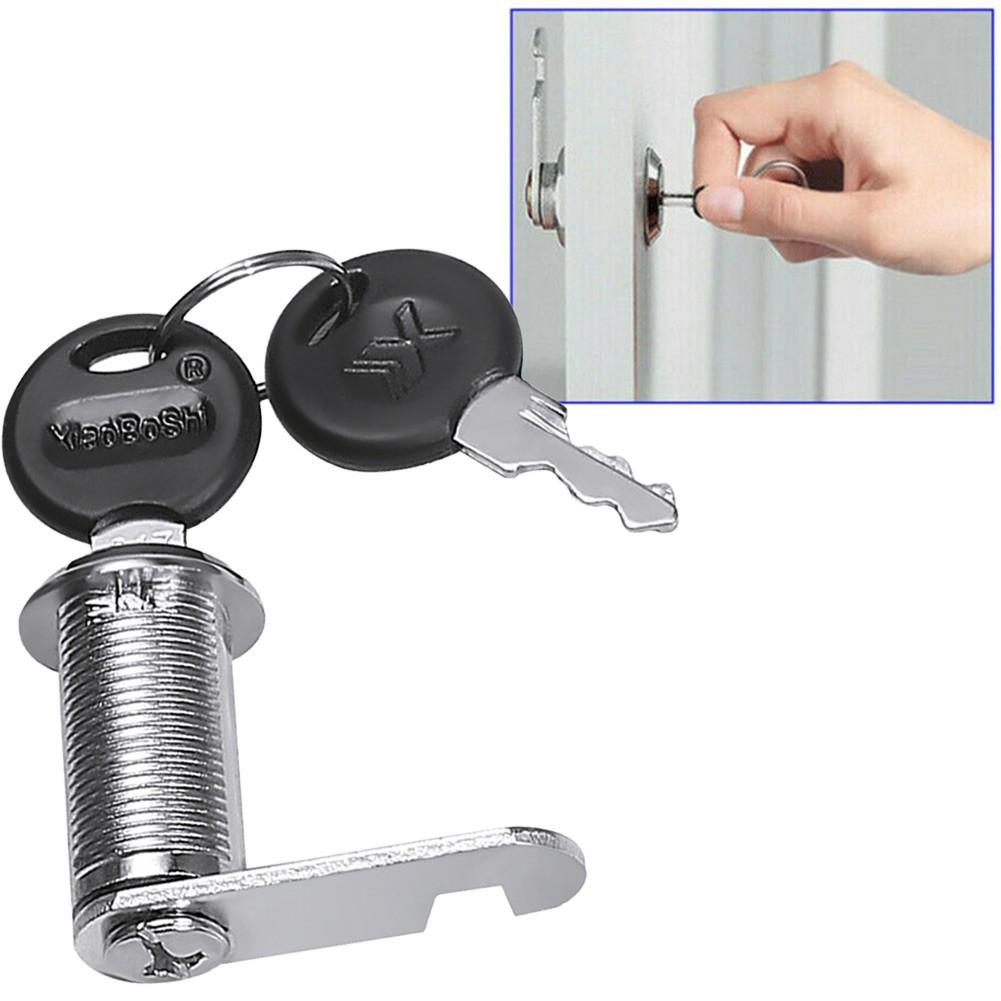 2 nycklar kamlås kallvalsat stål för brevlådeskåp