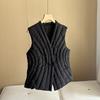 New V-neck 90 white duck down, vest, down jacket, vest, thin women's European goods, high quality