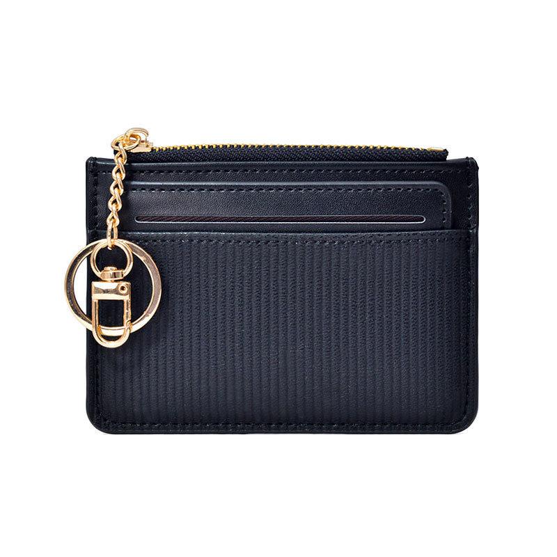 

New women s card bag women s high-end short student women s wallet ins women s zipper wallet чорний