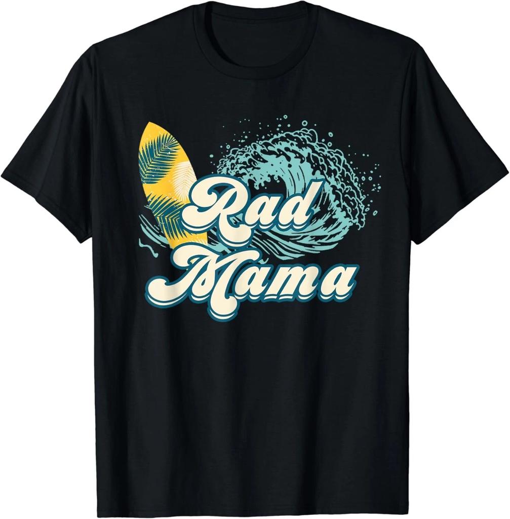 Rad Mama Surf Matching Birthday The Big One 1st Birthday Gift Unisex T-Shirt