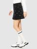 Jack Bunny Doraemon Collaboration Size 1 Black Women's Skirt, C/PU Corduroy, [M], (Product Code 263-2234050 010)