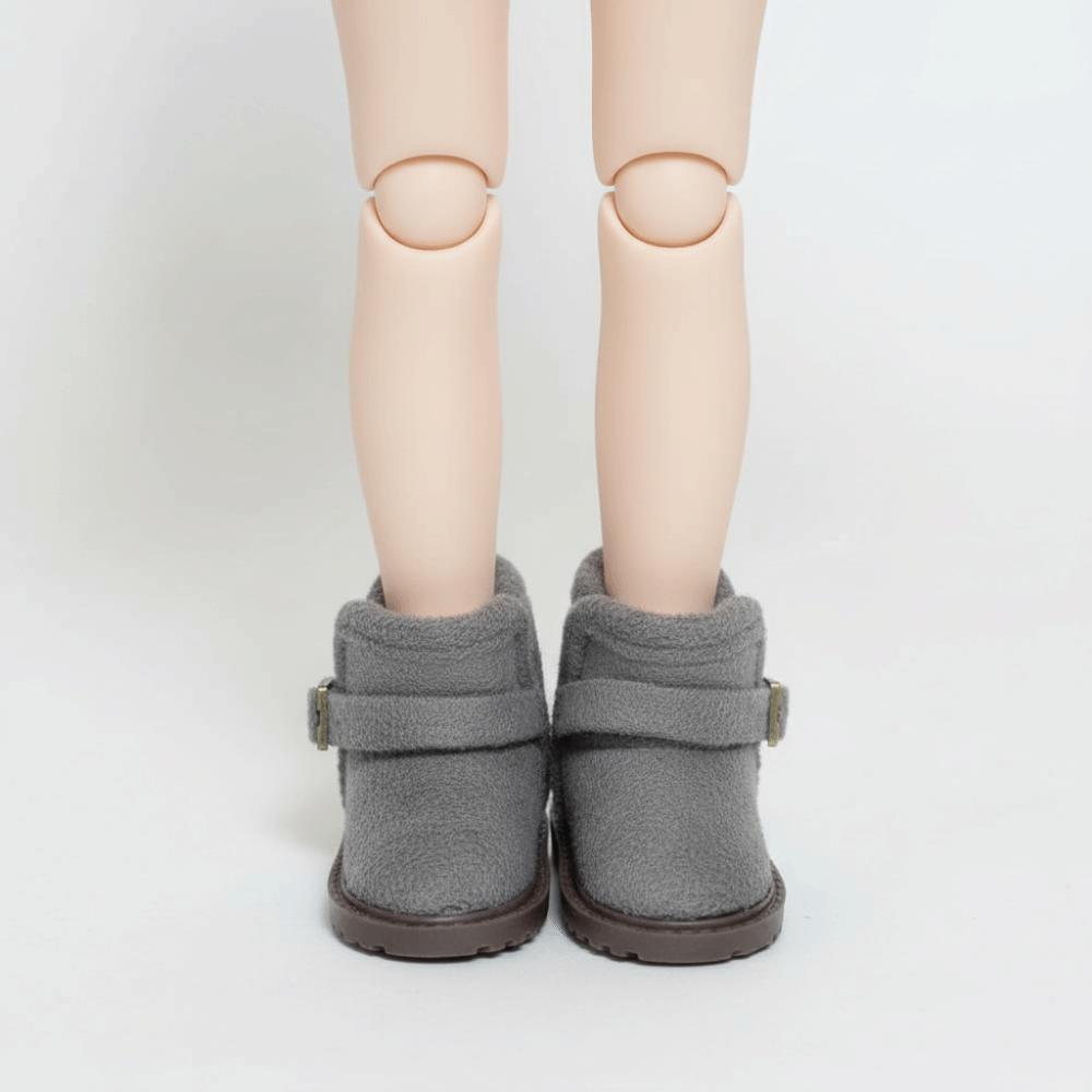 1 Pair High-top Boots High-top 1/6 Bjd Snow Boots Warm 1/6 Bjd Winter Shoes Casual Mini 20cm Snow Boots 1/6 Bjd