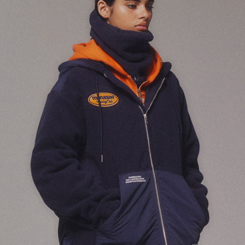 MENASOO 2Way Fleece Warmer_Navy