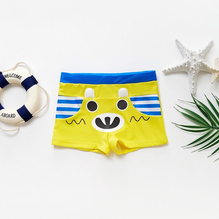 Boys Cartoon Swim Trunks: Fashionable Baby Swimwear for Learning to Swim at Hot Springs and Beach