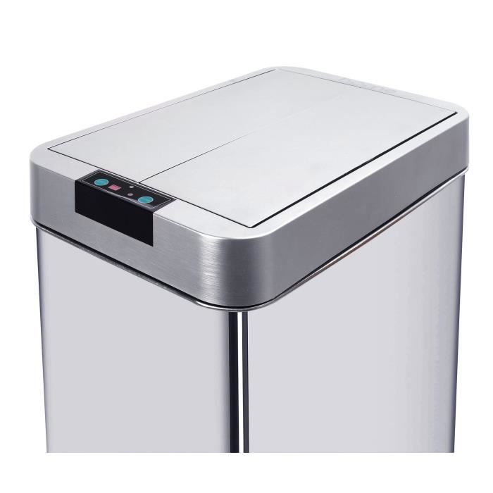 KITCHEN MOVE Poubelle Automatique SILVERLAKE - 60L - Inox Avec Cerclage