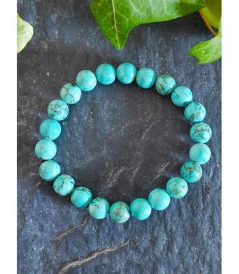Bracelet - SHOP-STORY - Turquoise - Howlite - Communication - Équilibre Émotionnel