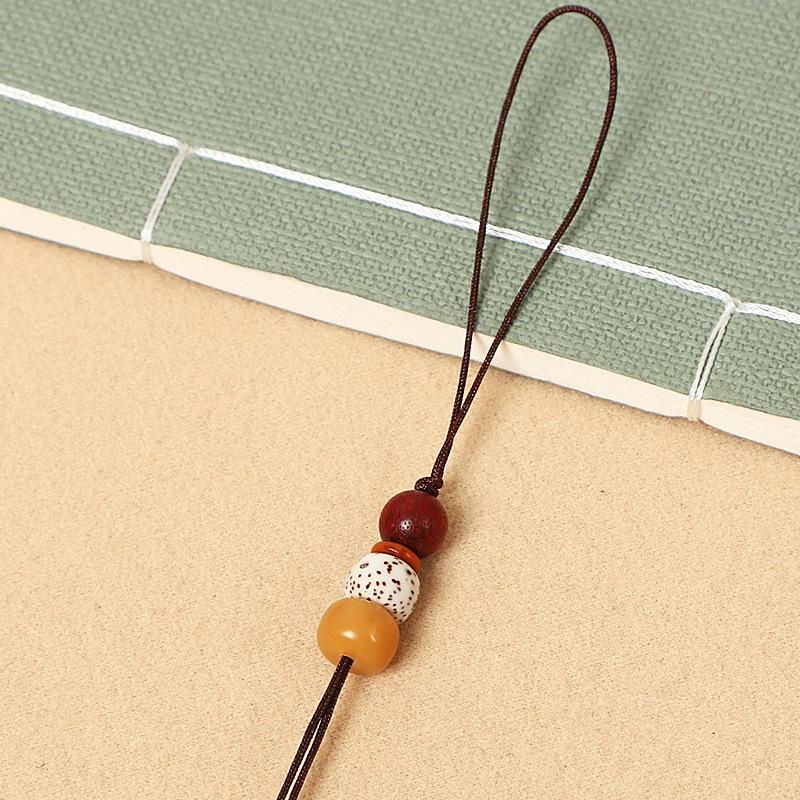 Handcrafted Jade Car Keychain & Phone Lanyard DIY Accessory