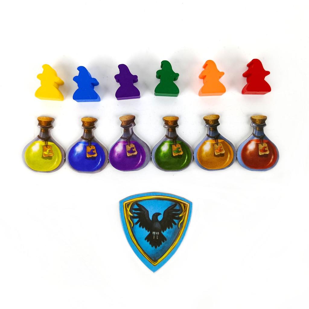 Wandering Towers Strategie-Brettspiel Fangen von Zauberern Bewegung Magische Zaubersprüche Familienspiele für 1-6 Spieler