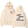 Mens Hooded Cotton Blend Sweatshirt With Printed Design Regular Fit Casual Wear