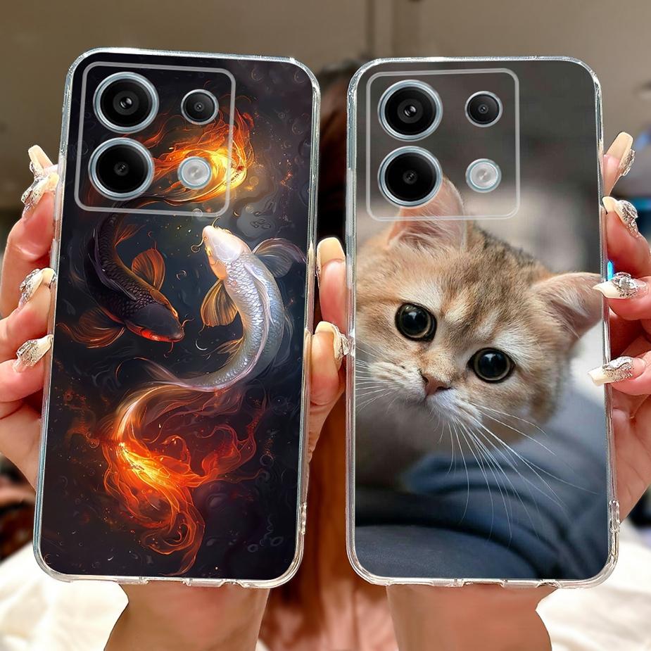For Xiaomi Redmi Note 13 Pro 4G Case Luxury Popular Painted Cover Soft Slim Phone Case For Redmi Note 13 Pro Plus Note13 5G Bags
