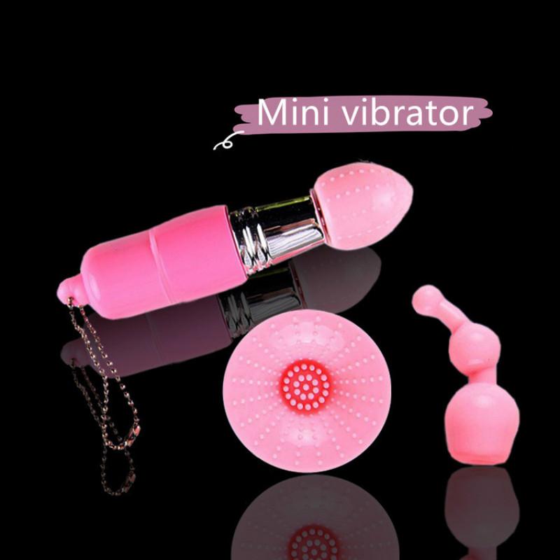 Mini 3 In 1 Vibrator Klitoris Stimulator G-punkt Masturbation Nippel Stimulation Massagegerät Erwachsene Sex Vibrator Spielzeug für Frauen männer