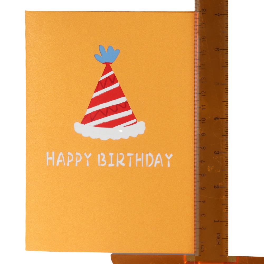 3D Katze Lustige Geburtstagskarten Papier Tierkarten Heiße Feierkarte Freund