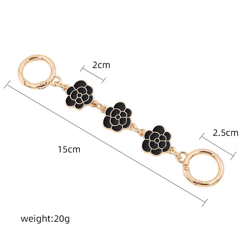 

Удлинитель цепочки для сумки с цветами - Декоративный металлический удлинитель плечевого ремня для сумок для маджонга