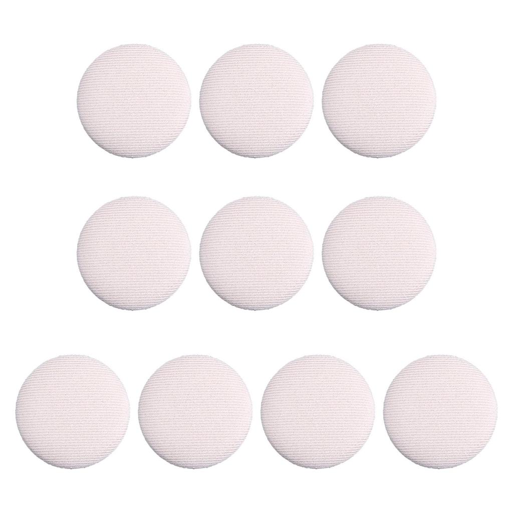 10x Fabric Cloth Covered Buttons Round Buttons Shank Buttons Sewing for Jackets Clothes Coats Formal Dress Garment Accessories