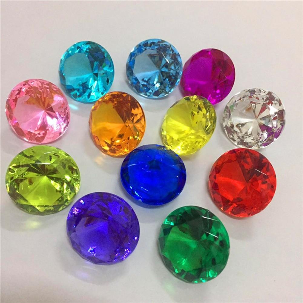 Bulk Acrylic Pirate Jewels for Your Treasure Hunting Event (100 Pieces)