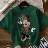 Y2k Disney Minnie ParentChild Graphic T Shirt Women Unisex Vintage Oversized Casual Tops Summer Short Sleeve Tee Streetwear 2026