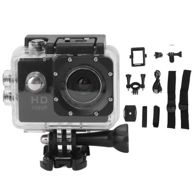 1080P Sports Camera 2.0 Inch LCD Screen USB 2.0 140 Degree Wide Angle Action Camera for Skiing