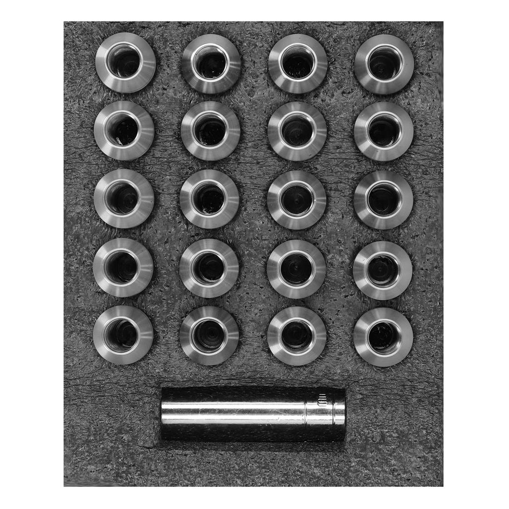 20pcs Wheel Lug Nuts M14x1.5 Thread 2in Height T304 Stainless Steel Anti Corrosion Locking Lug Nuts