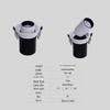 NuFeng DX-12 Recessed Retractable Rotating Track Spotlight