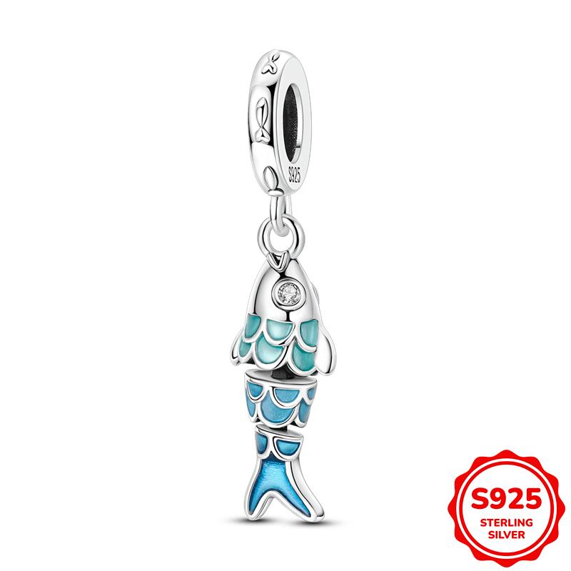 Glück Karpfen und Origami Kraniche Neu In Anhänger Charm Perlen Passend für 3mm Armband Halskette Für Frauen Luxus DIY Schmuckherstellung