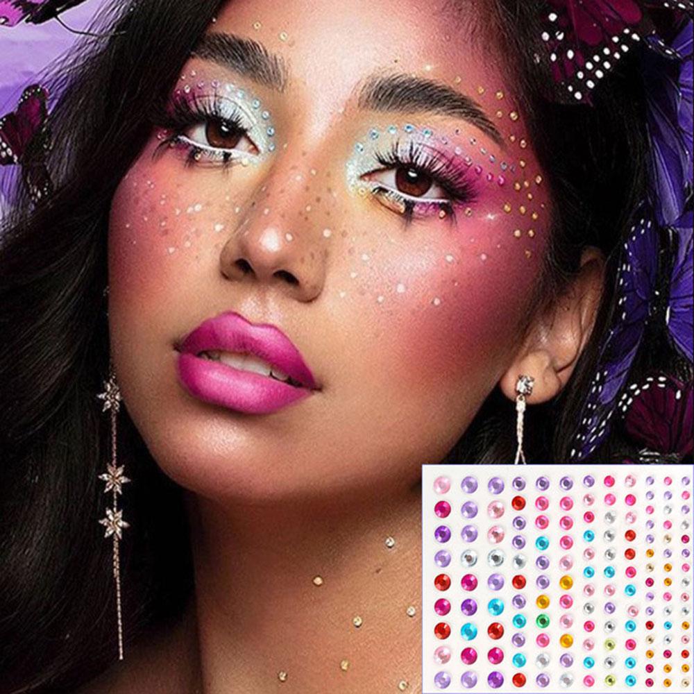 

Phone DIY Decoration Party Jewelry Tattoo Crystal Eyes Sticker Rhinestone Stickers Crystal Sticker жемчужина белый