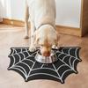 VIKAMA Halloween Spider Web Carpet Home Decoration, Pet Placemats, Bowl Mats, Anti-Slip, Stain-Resistant, And Scratch-Resistant