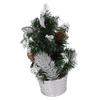 Vibrant Artificial Mini Christmas Tree Miniature Festive Table Decoration