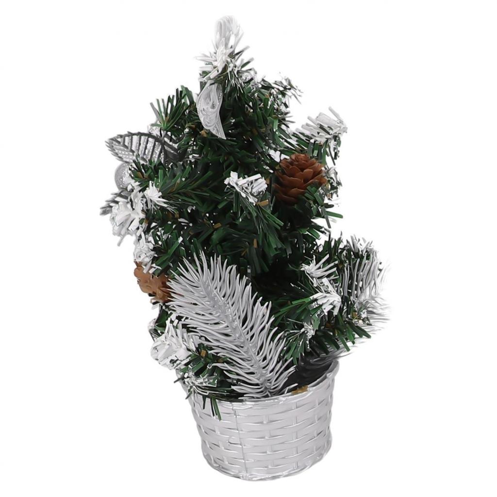 Vibrant Artificial Mini Christmas Tree Miniature Festive Table Decoration