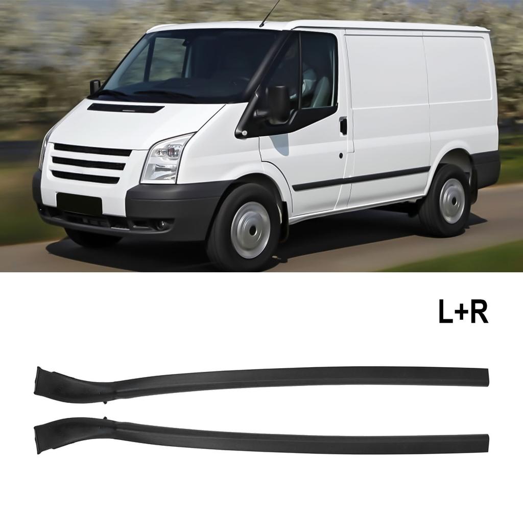 1Pair Front Rubber Weatherstrip Door Weather Seal Strip For Ford For Transit MK7 Rubber Weatherstrip Door Weather Seal Strip