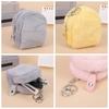 Plush Cute Zipper Wallet Keyring Zipper Mini Plush Coin Bag Mini Plush Schoolbag Coin Purse  Girls