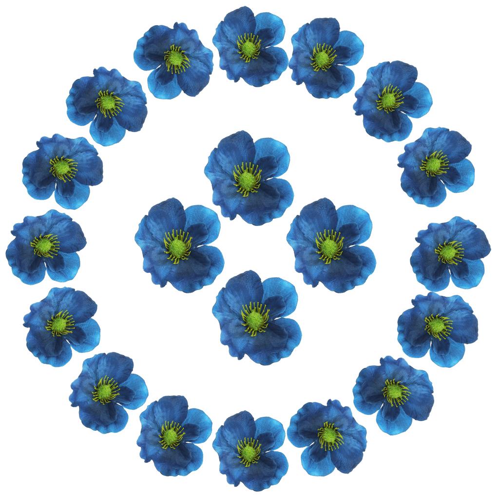 50Pcs Artificial Flower Heads Fake Wildflower Heads Bulk Artificial Flowers for DIY Wedding Bouquets  Party Home Decorations
